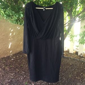 H&M Black Long Sleeve Dress